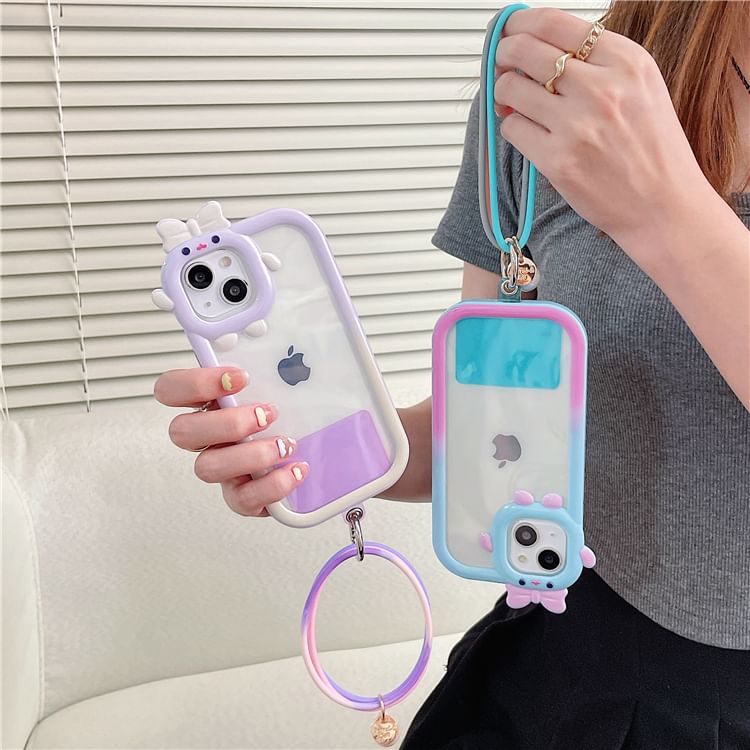 Phone Pad Layered Strap Hoop Lanyard with FashionChic
