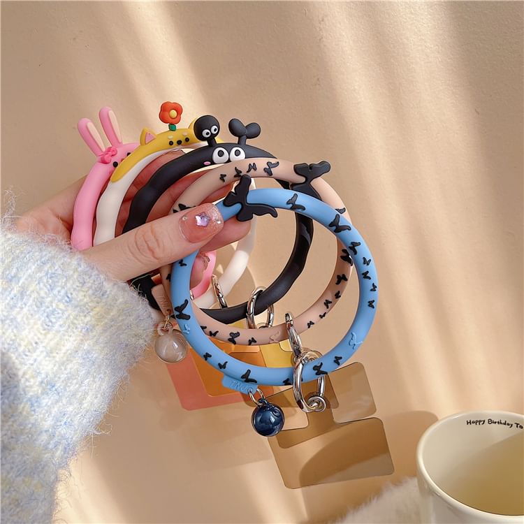 Phone Hoop with Pad Lanyard Strap Animal FashionChic