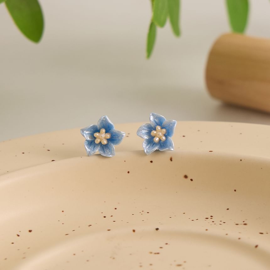 Alloy Earring Floral Stud FashionChic