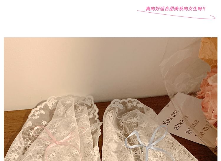 Bandana Embroidered Flower Lace FashionChic