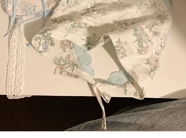 Chiffon (Various Lace Designs) Bandana FashionChic