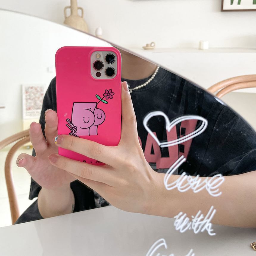 Phone Case Floral Butt FashionChic