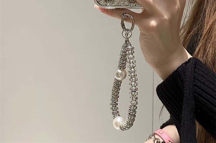 Heart Strap Set Case Mirrored Phone / FashionChic