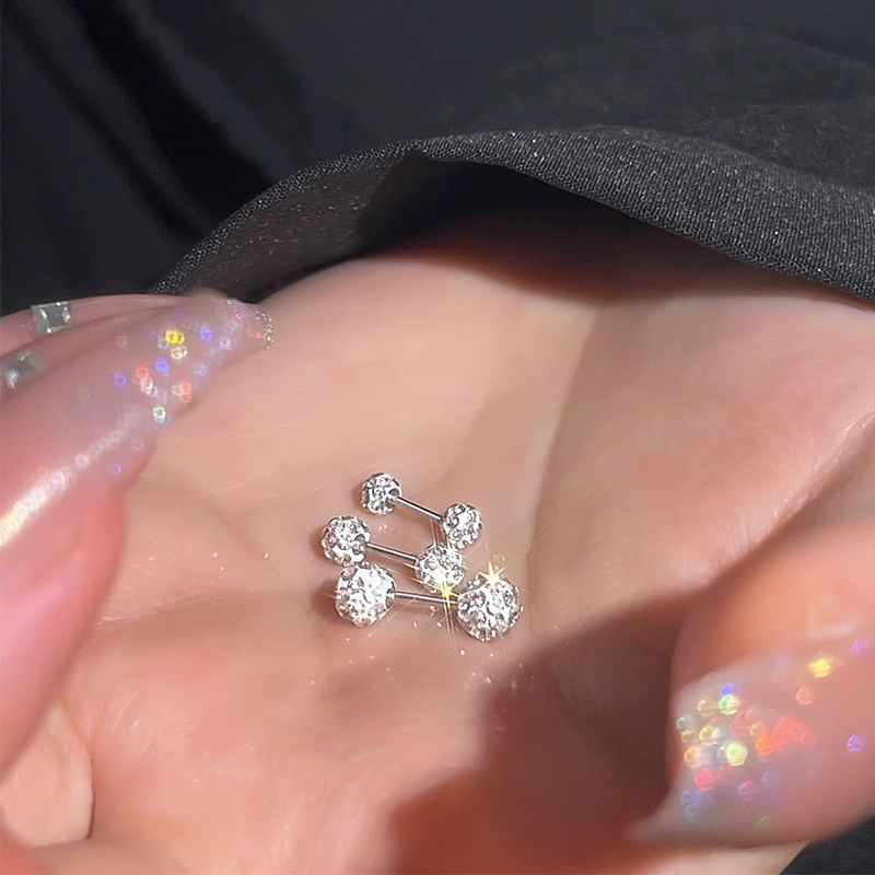 Earring Stud Rhinestone FashionChic
