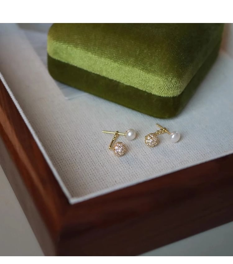 Jacket Faux Rhinestone Pearl Ear FashionChic