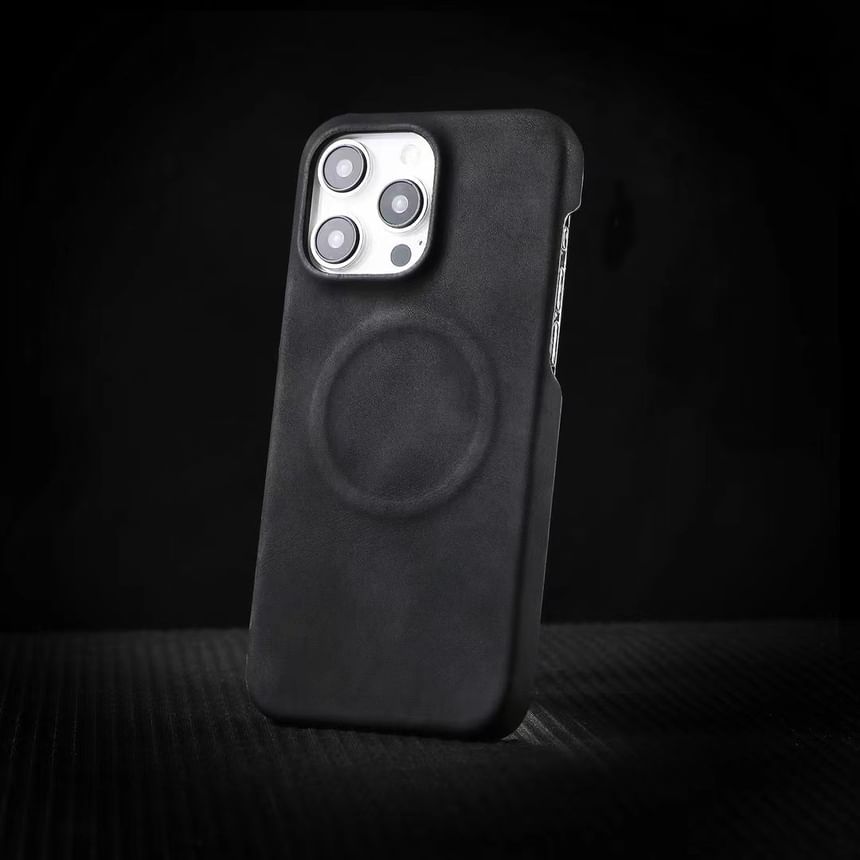 Leather Phone Faux Case MagSafe FashionChic