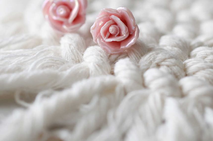 Earring Stud Floral FashionChic