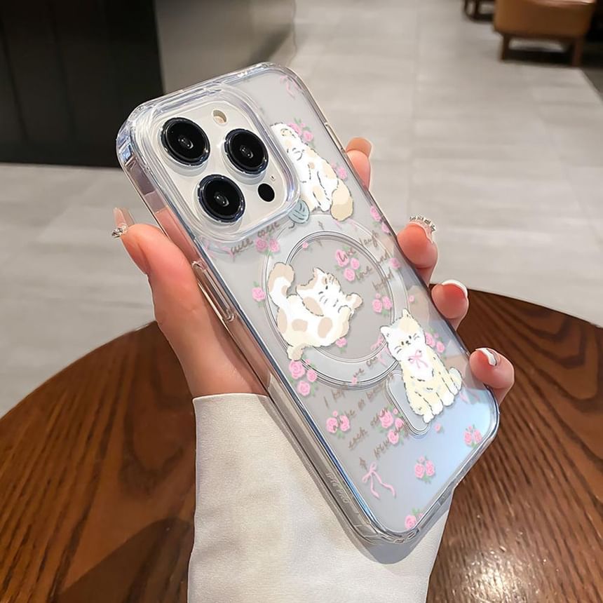 Cat Case Phone (Compatible Magnetic with MagSafe) FashionChic