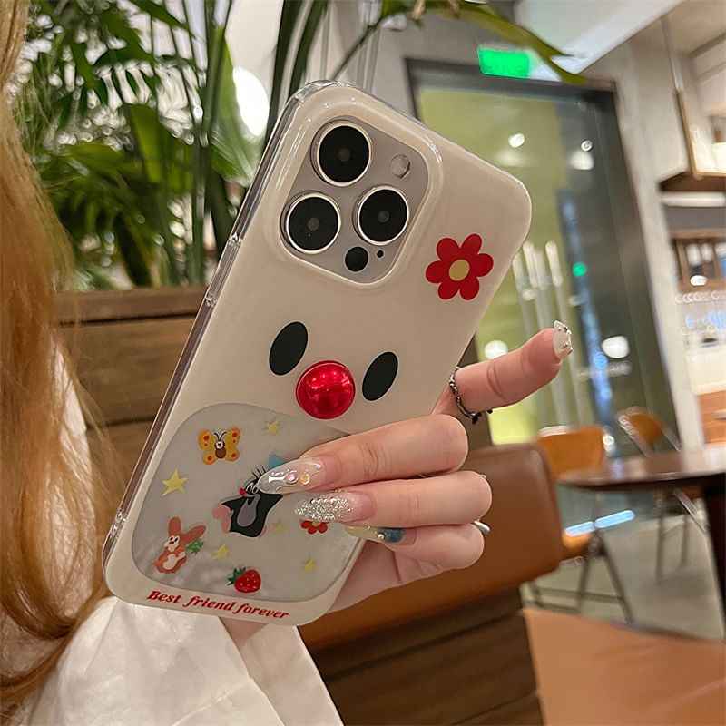 Case Adhesive Decoration Cartoon / Phone Set Bead FashionChic