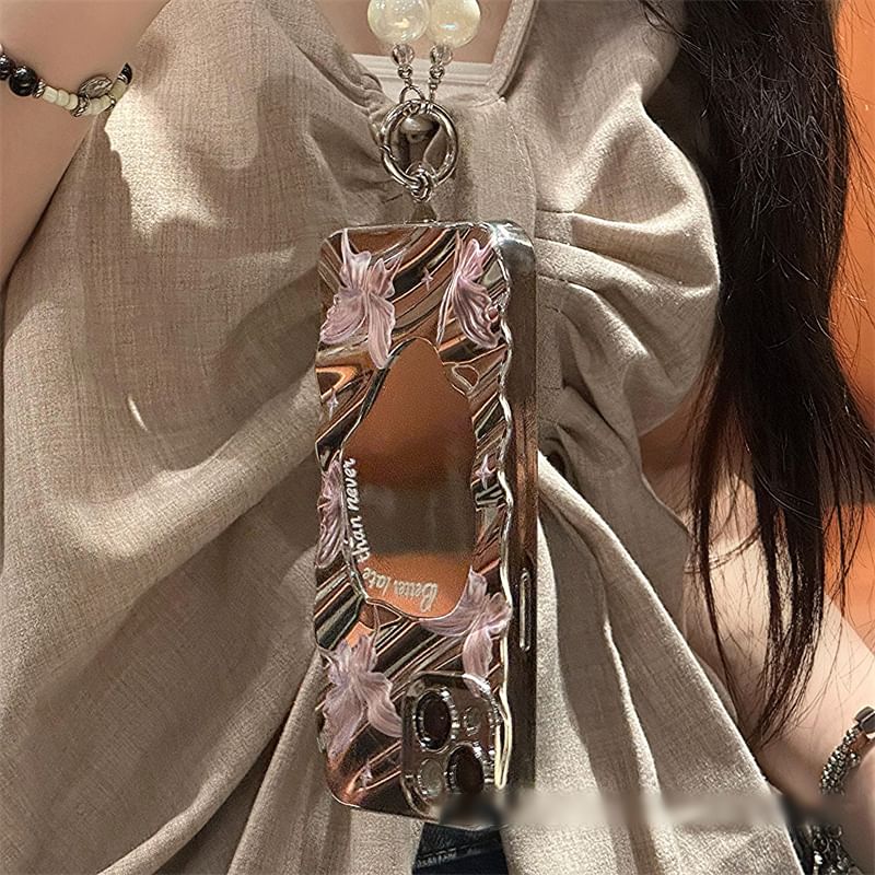 Strap Case Phone Mirrored Set / Butterfly FashionChic