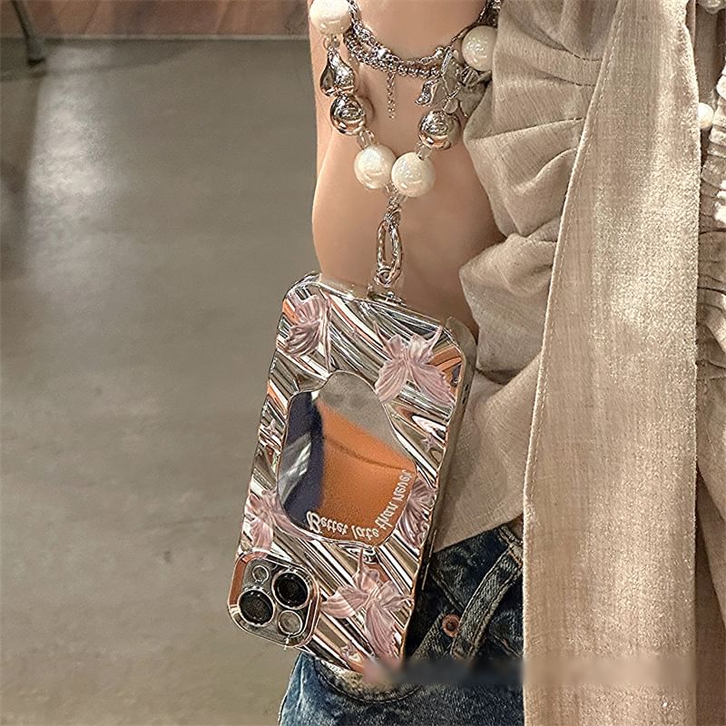 Strap Case Phone Mirrored Set / Butterfly FashionChic