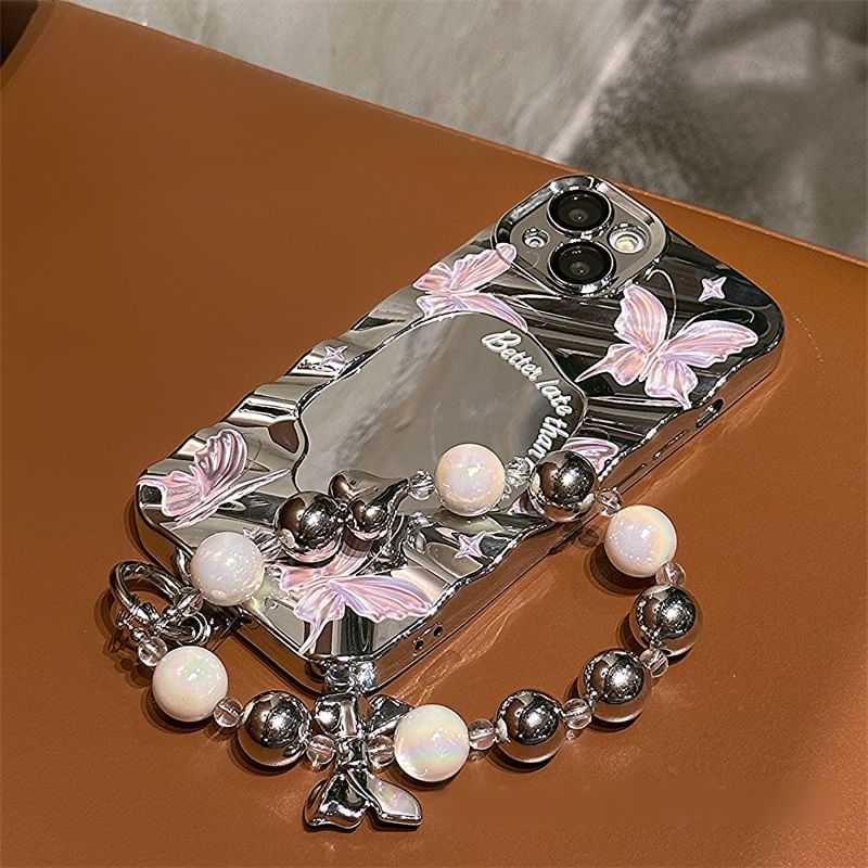 Strap Case Phone Mirrored Set / Butterfly FashionChic