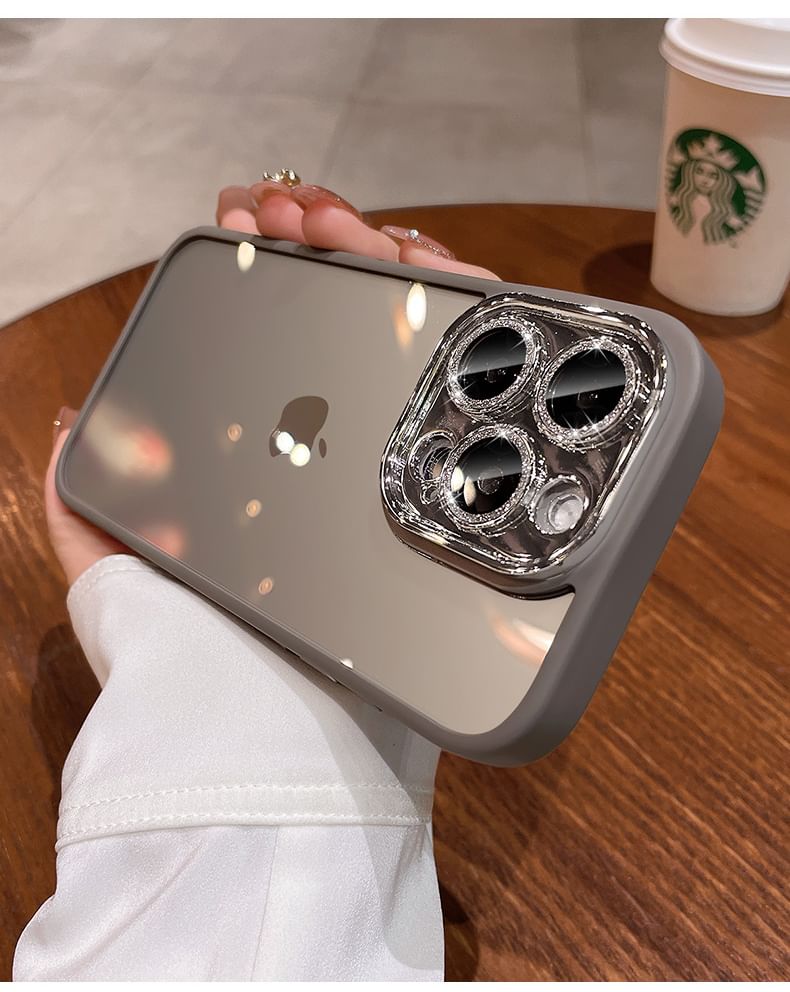 Case Phone Protection Lens Glitter FashionChic