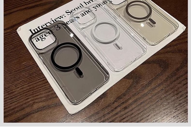 (Compatible with MagSafe) Transparent Phone Magnetic Case FashionChic