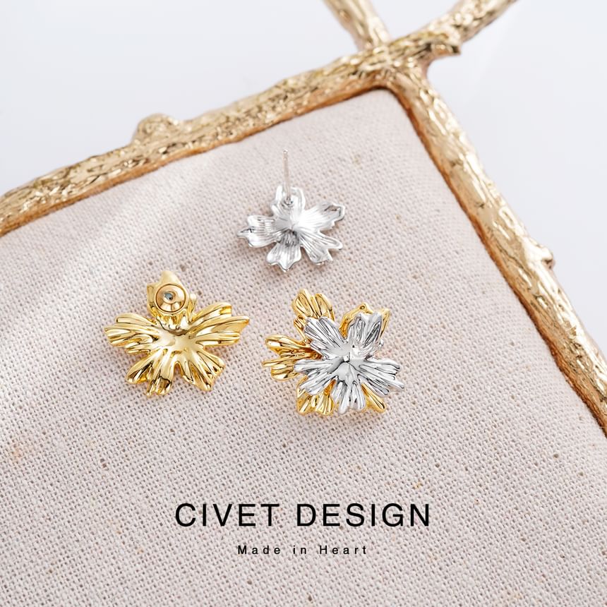 Ear Cuff Jacket Floral Alloy / FashionChic