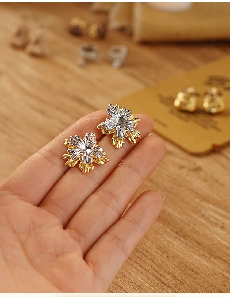 Ear Cuff Jacket Floral Alloy / FashionChic