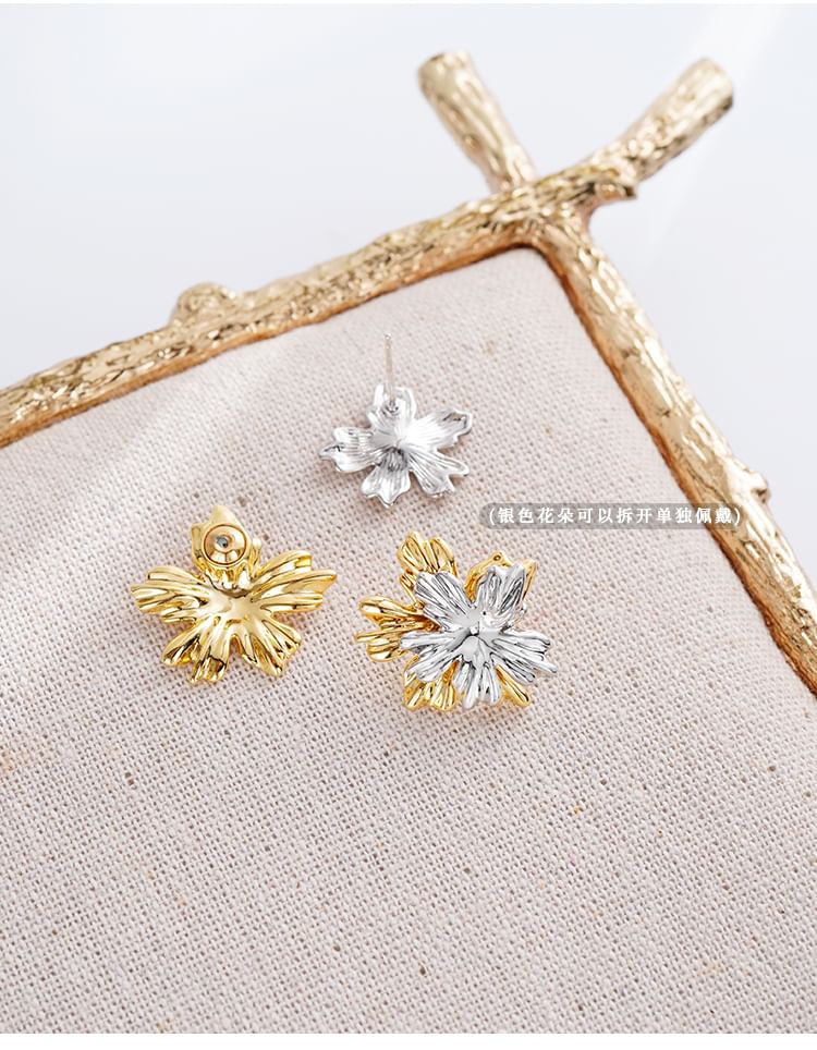 Ear Cuff Jacket Floral Alloy / FashionChic