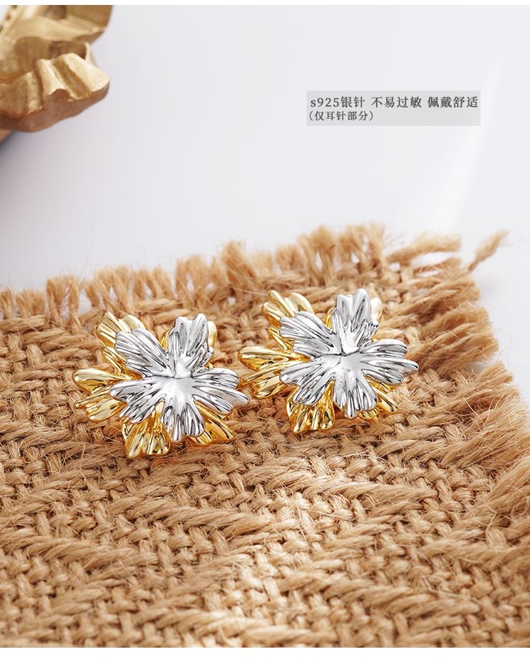 Ear Cuff Jacket Floral Alloy / FashionChic