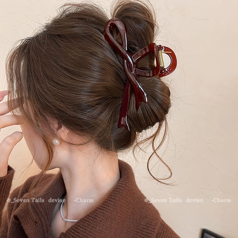 Plain Hair Bow Claw FashionChic