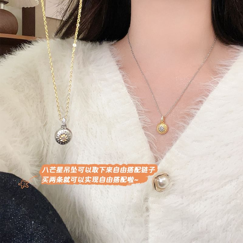 CZ Dome Necklace FashionChic