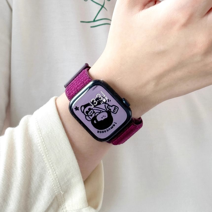Adhesive Nylon Apple Watch Self Band FashionChic