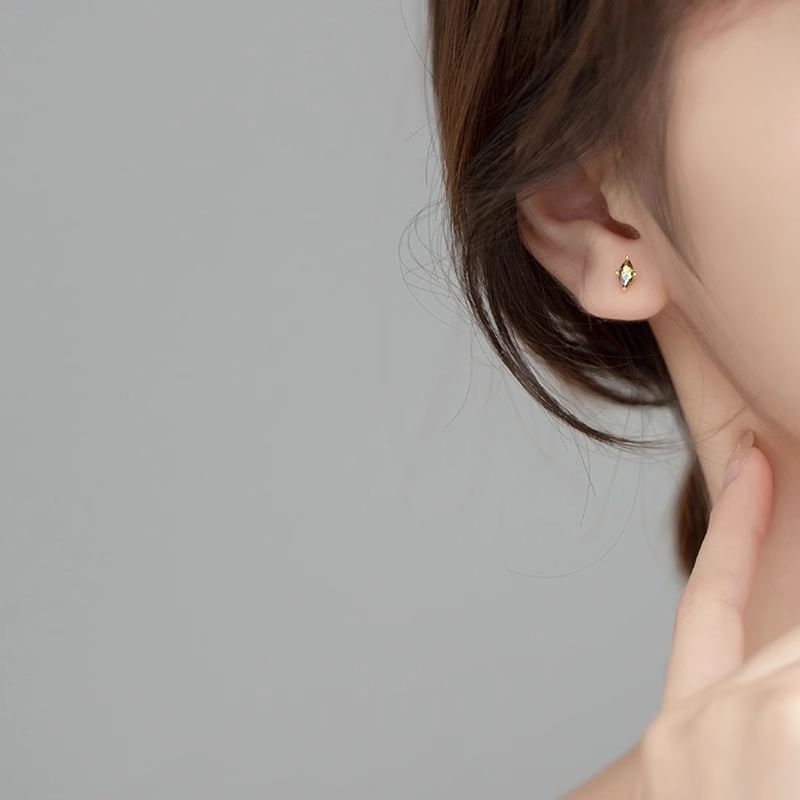 Alloy Rhinestone Earring Stud FashionChic