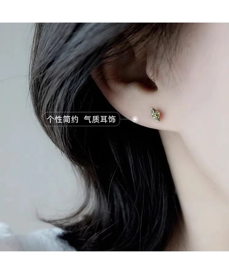 Alloy Rhinestone Earring Stud FashionChic
