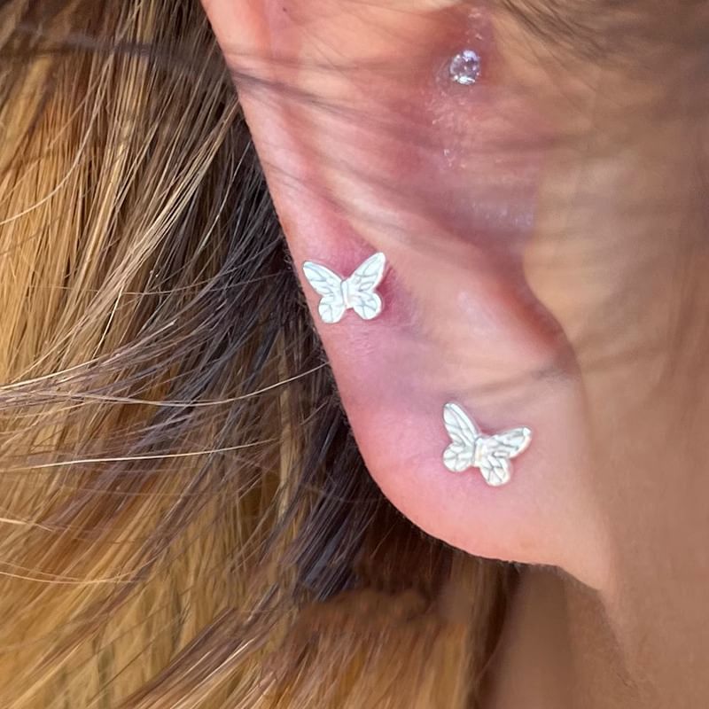 Jacket Ear Alloy Butterfly FashionChic