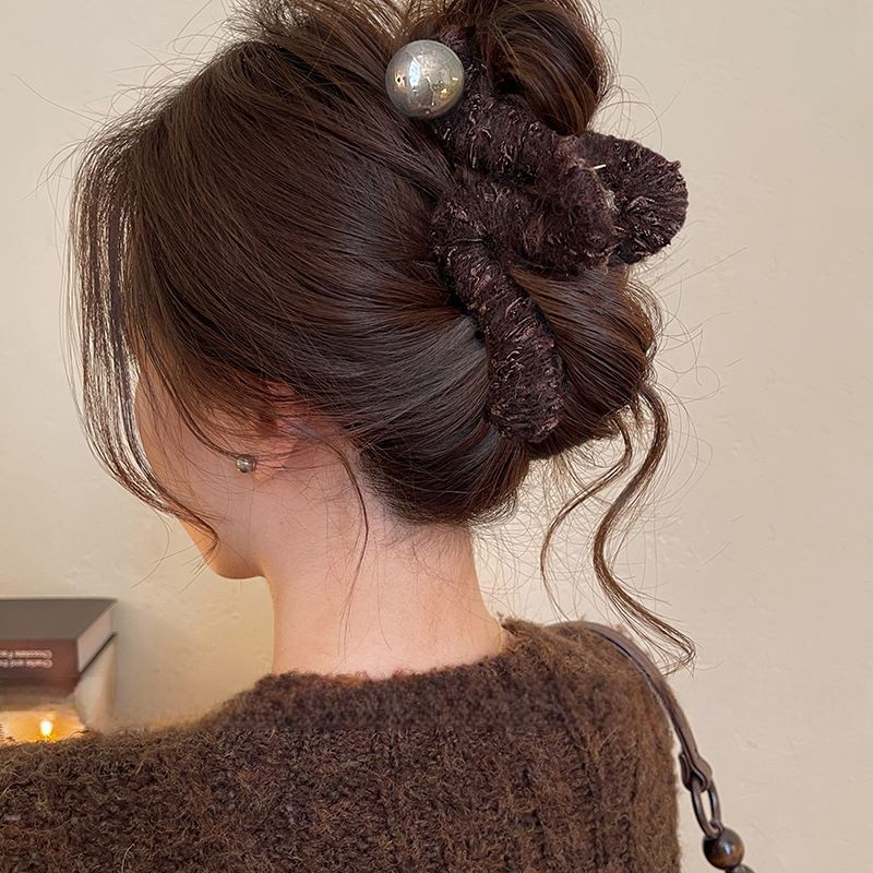 Claw Hair Faux Pearl Yarn FashionChic