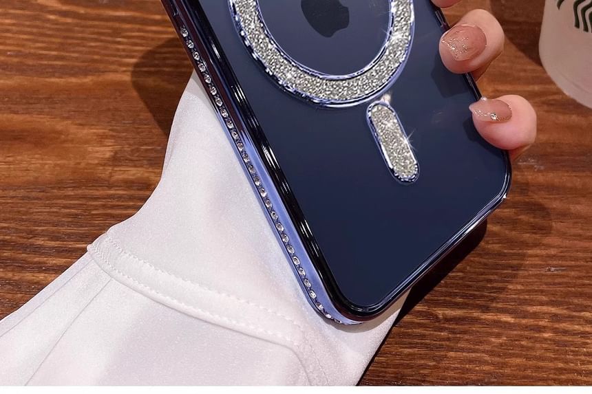 Embellished (Compatible Magnetic MagSafe) Case with Phone FashionChic