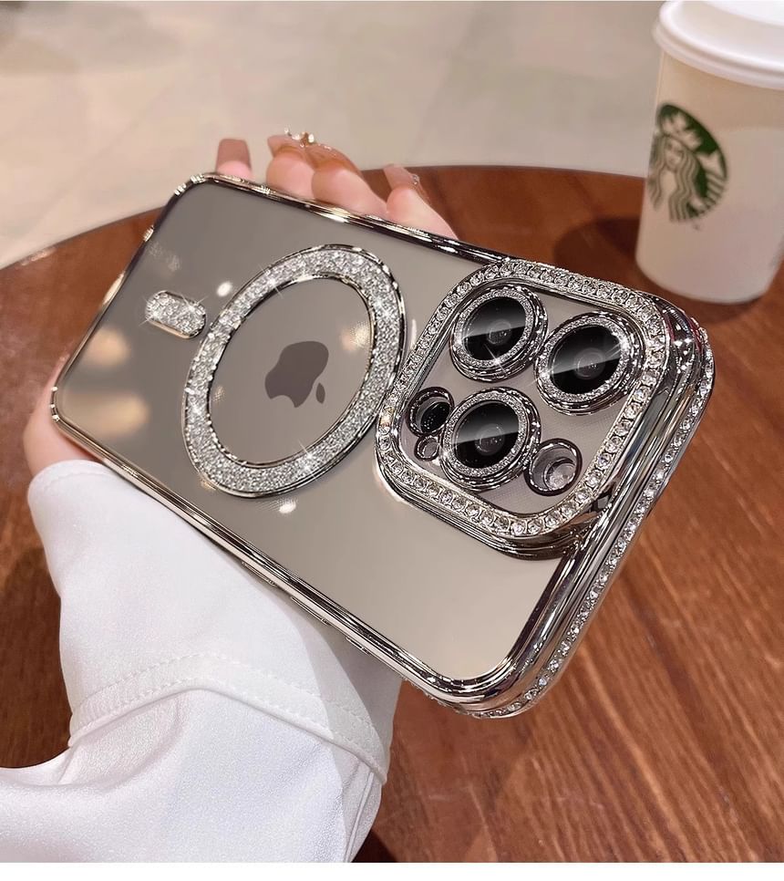 Embellished (Compatible Magnetic MagSafe) Case with Phone FashionChic