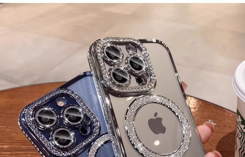 Embellished (Compatible Magnetic MagSafe) Case with Phone FashionChic