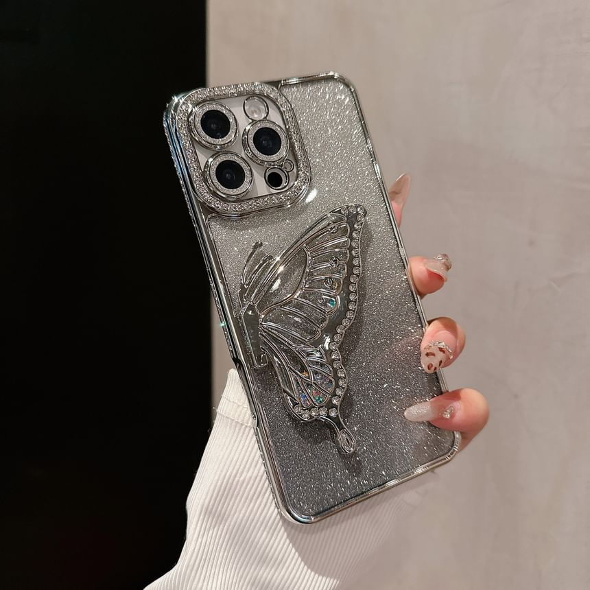 Case Stand Embellished Butterfly Phone FashionChic
