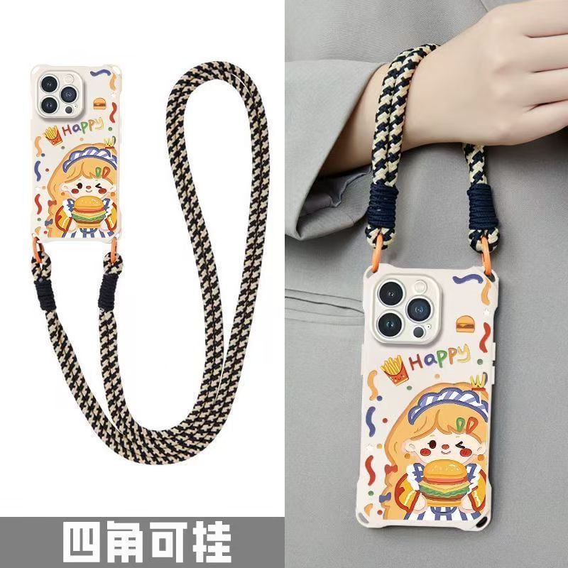 Case Girl Set Phone / Burger Strap Lanyard FashionChic