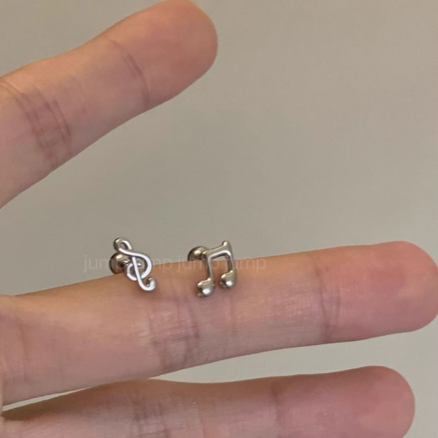 Music Earring Stud Note FashionChic