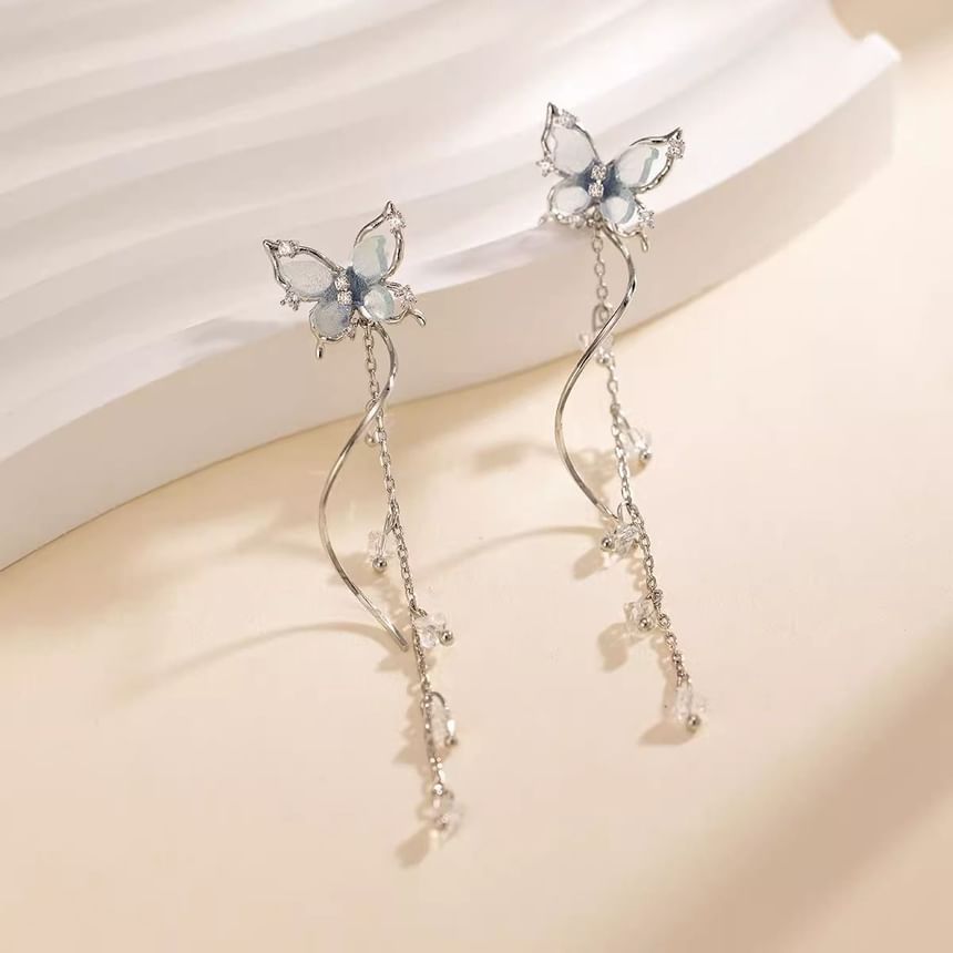 Butterfly Alloy Dangle Earring FashionChic