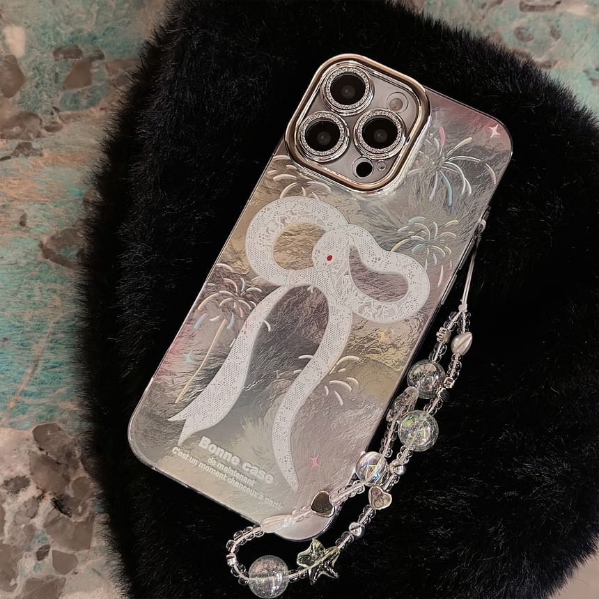 Bead Phone Print / Strap Snake Set Case FashionChic