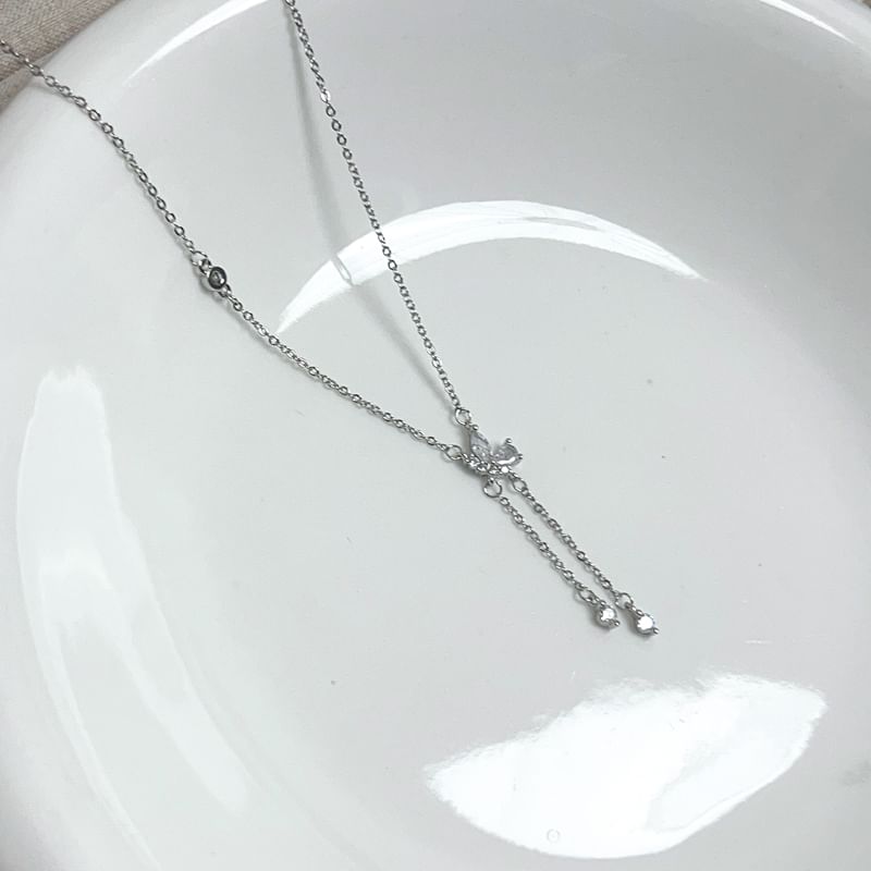 Necklace Butterfly Lariat FashionChic