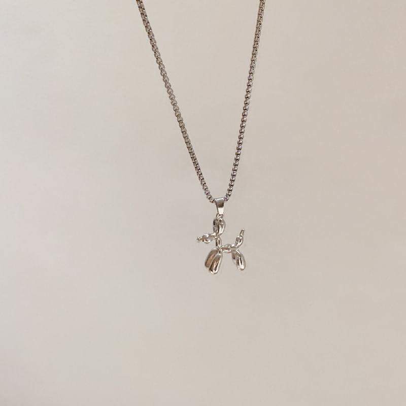 Balloon Pendant Dog Necklace FashionChic