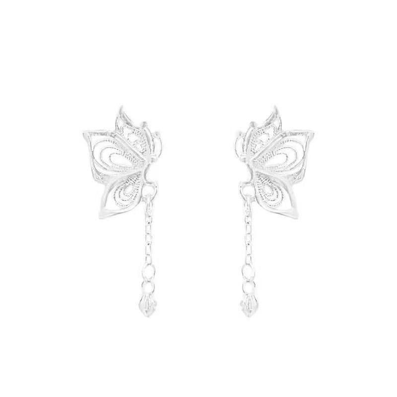 Alloy Earring Drop Butterfly FashionChic