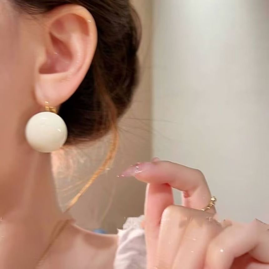 Bead Drop Alloy Earring FashionChic