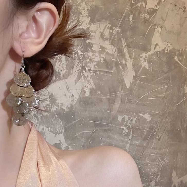 Alloy Earring Leaf Chandelier FashionChic