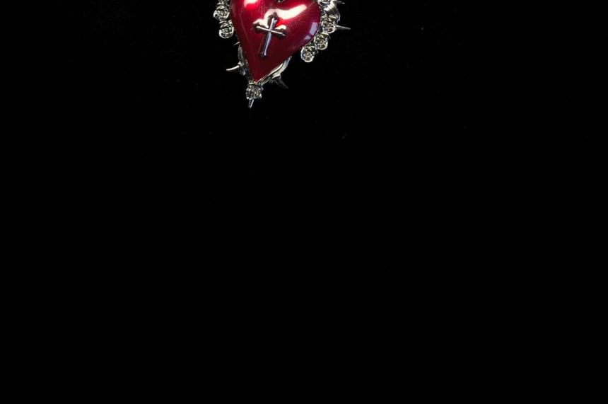 Alloy Necklace Pendant Heart Cross FashionChic