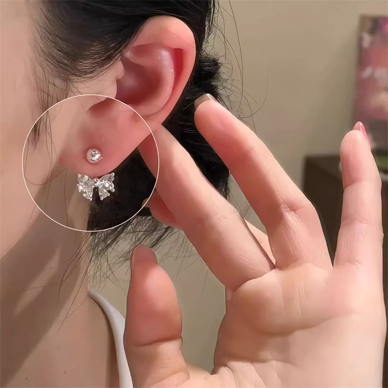 Jacket Ear Rhinestone Bow FashionChic