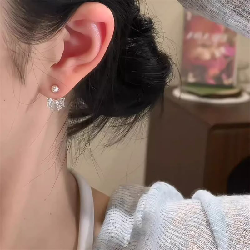 Jacket Ear Rhinestone Bow FashionChic