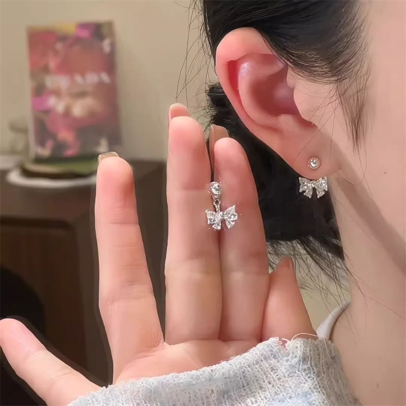 Jacket Ear Rhinestone Bow FashionChic