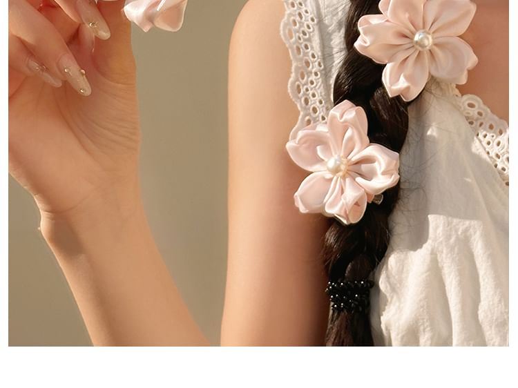 Pearl Set Hair Faux Clip / Flower FashionChic