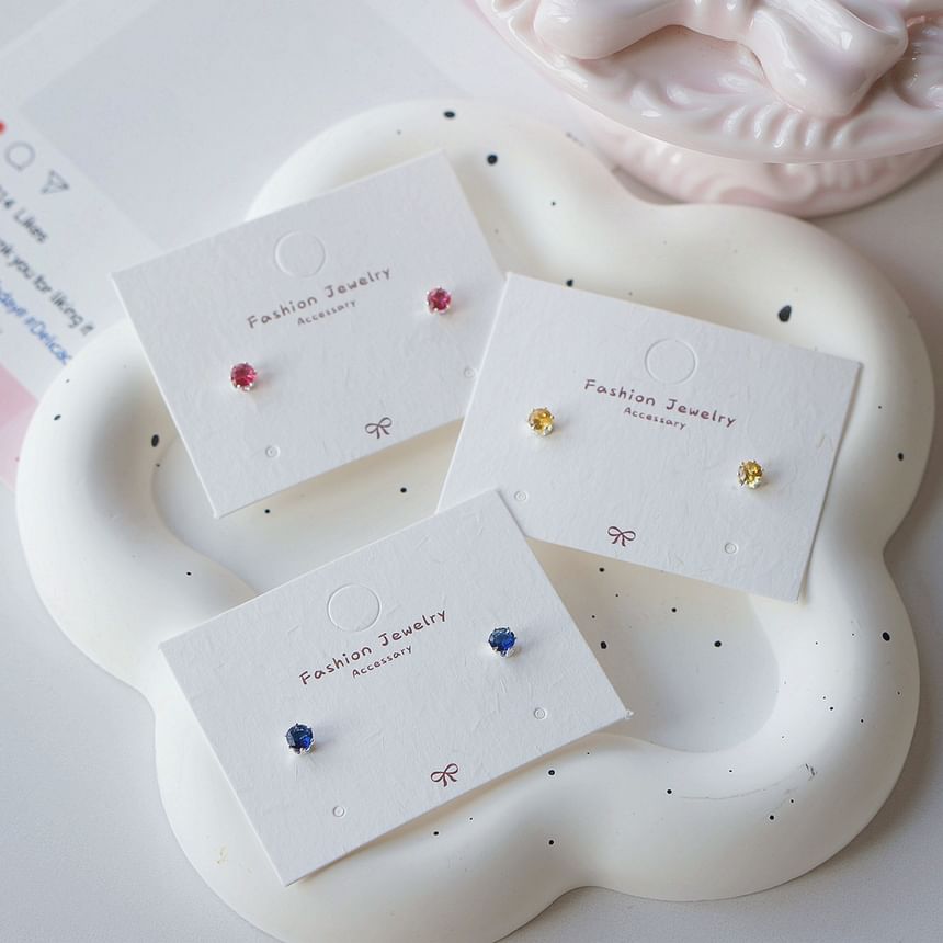 Rhinestone Stud Earring FashionChic