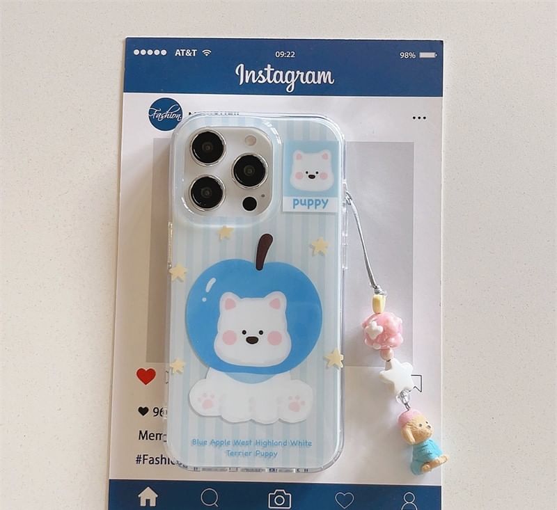 Case Phone / Charm Set Dog FashionChic