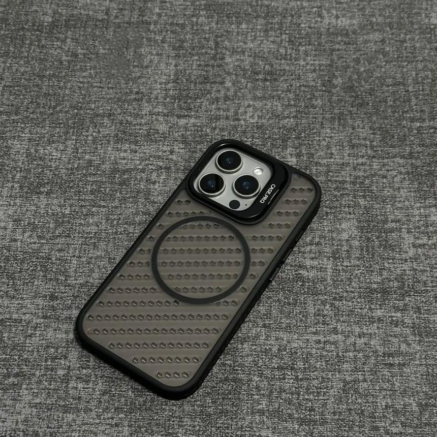 Magnetic Case (Compatible iPhone MagSafe) with Perforated FashionChic